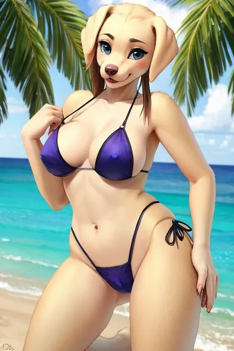 Labrador retriever bikini