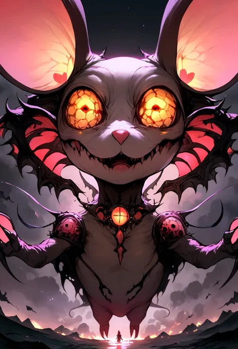 A terrifying mouse-shaped demon