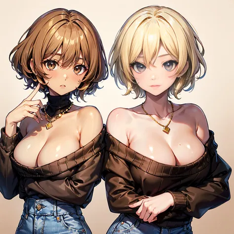 Nishizumi Shiho,Darjeeling,where,

One Woman,

(Blonde:1.5),
(Semi-short hair:Slightly longer,)Asymmetrical Hair,Perm,Gradient Hair:Gold-black,

Late 30s,Natural skin texture,Narrow waist,
(Brown skin:1.9),tall,Sunburn,
Japanese Girl,Gal,
light brown eyes,...