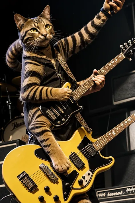 Gato rockanrolero
