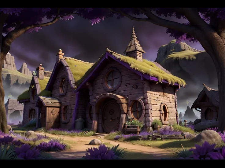 (hobbit) (dark purple scenery) 