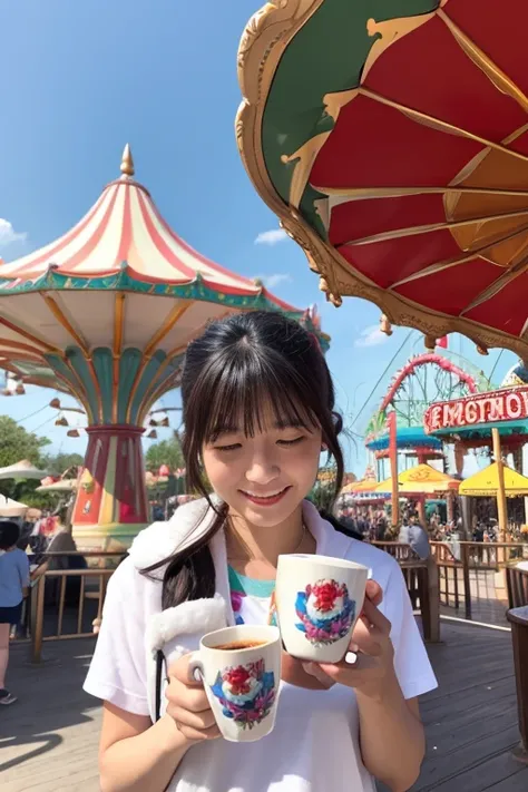 amusement park、Coffee cup