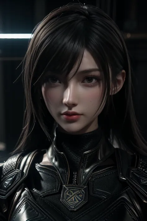 Game Art，Best picture quality，Maximum resolution，8K，(A bust photo)，(portrait:1.5)，(Head close-up)，(Rule of Thirds)，Unreal Engine 5 rendering works， (Future女孩)，(Female Warrior)， 
20-year-old girl，Eyes full of details，(Large Breasts)，Elegant and noble，indiff...