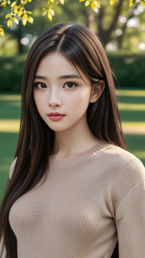 (masterpiece: 1.3), (8K, Realistic, RAW Photos, Highest quality: 1.4), (One girl), Beautiful Face, (Realistic Face), (Long Hair: 1.3), Beautiful hairstyle, Realistic eyes, Beautiful brown eyes, Beautiful details in the eyes, (Realistic Skin), Beautiful Ski...