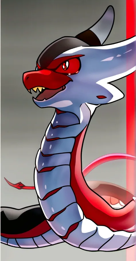 there is a red and white dragon with a long tail, Naga, a Red Dragon, Naga-tirr, slifer the Sky Dragon, similar to Pokémon, Red Dragon, giygas, dra the dragon, lamia, dragon tailed, for red and blue Pokémon, dragon tail, offcial art, serpentine pose, drago...