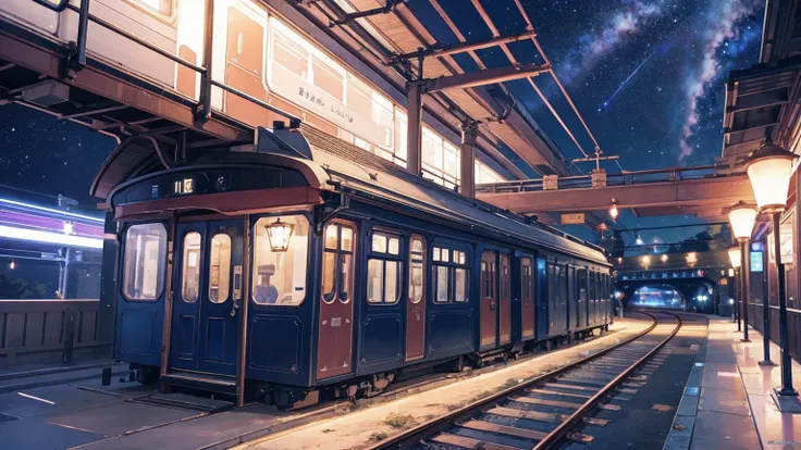 galaxy railway night