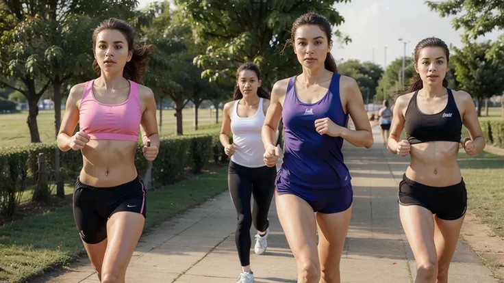 woman ,healthy ,Exercise runing