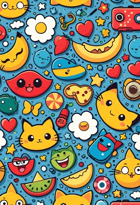 Phone case design：Cartoon pattern