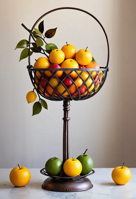 Iron fruit basket