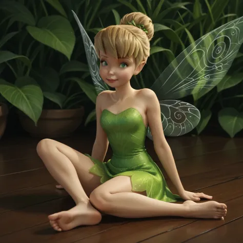 score_9, score_8_up, score_7_up, score_6_up, score_5_up, score_4_up, tinkerbell, fairy wings, sitting on the floor