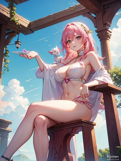 pink hair milf goddess of reincarnation