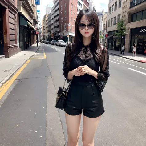 In town、Shorts、Black lace