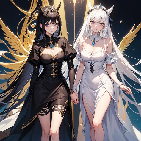 Crie a personagem Secre Swallowtail (Nero)Human Appearance:Hair: Long and black, with two low ponytails.Eyes: Red.Clothing: Black cloak with gold details, resembling a medieval servant uniform.Accessories: Necklace with a blue crystal and a delicate tiara....