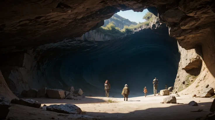 one big circle cave 