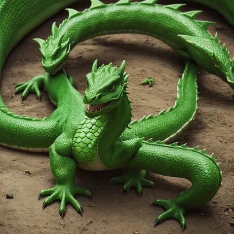 Baby green dragon 