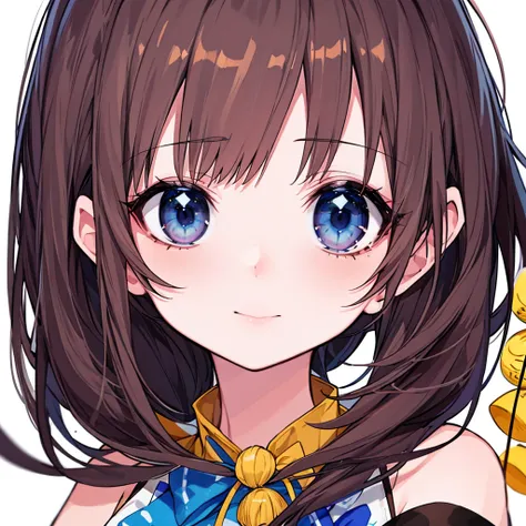 ((highest quality)), ((masterpiece)), (detailed), one girl,tanabata, face close-up