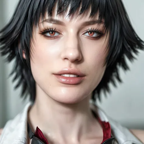 (best quality:1.2), lady (from devil may cry 5:1.1), black panties, perfect face,