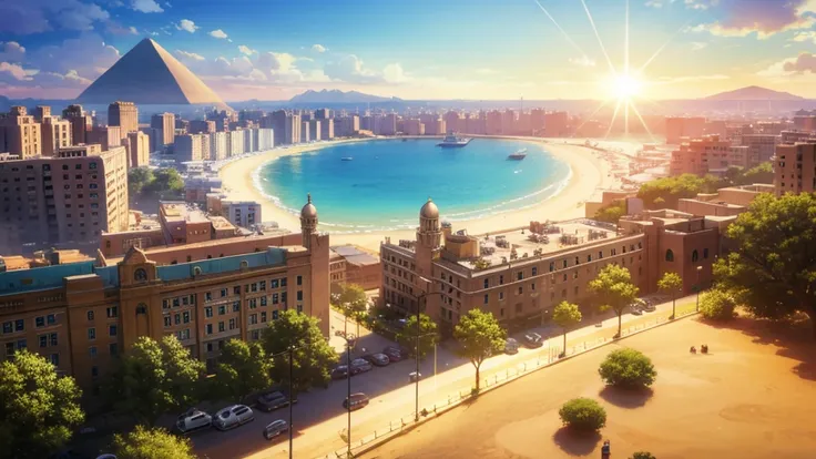 Egypt city, sun,day