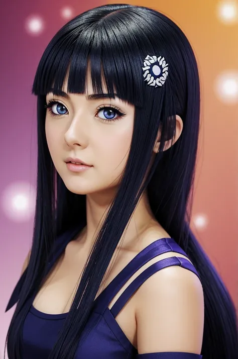 create hinata hyuga from the anime naruto