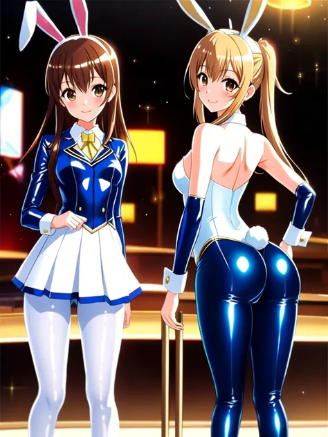 masterpiece, Highest quality, superior_Mikoto, Brown eyes, View your viewers, Casino Background, alone, Small breasts, superior半身, , smile, close_mouth, ((Are standing)), Abusing lens flares, chic, One Girl, One girl, Nice ass, Sexy pose, One Girl, Camel T...