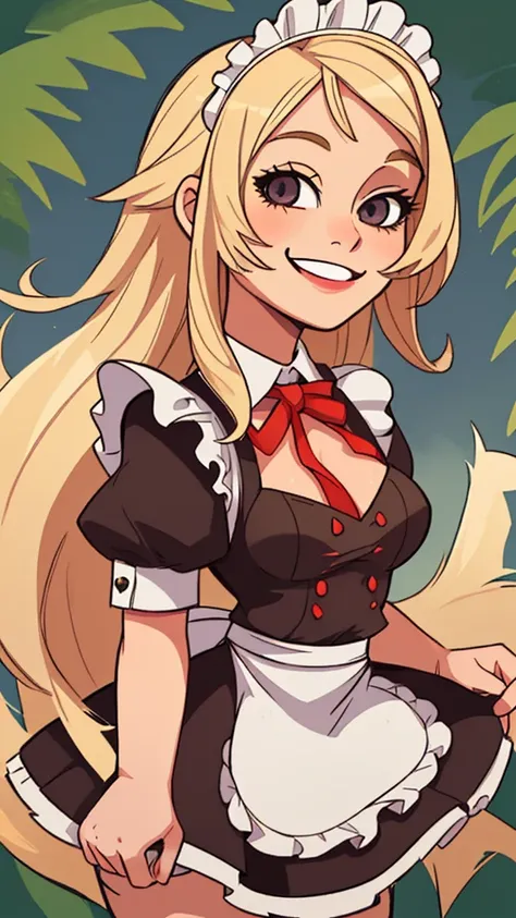 Animal Maid　girl　Blonde　Beauty　smile