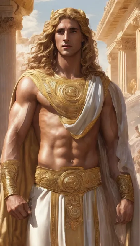 hermaphrodite greek god with masculine and feminine features in perfect union as a marvel character