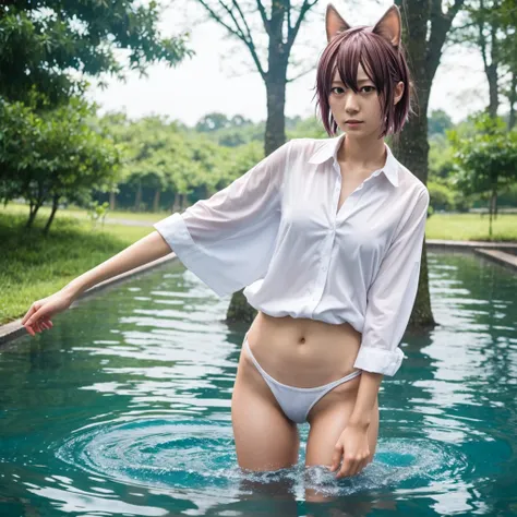 Yuno from beastars in wet 