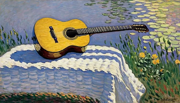 Guitar, by Monet 