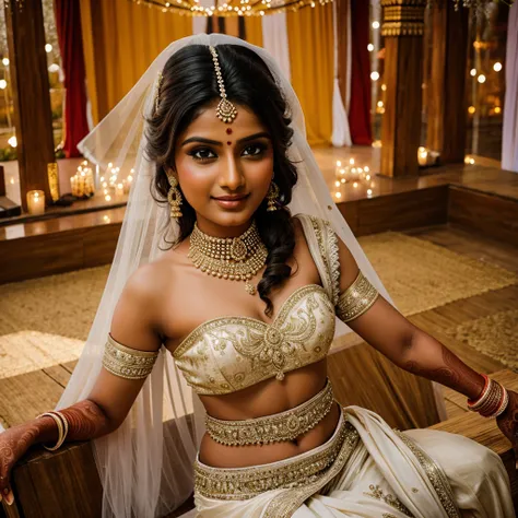 A indian beautiful bride 