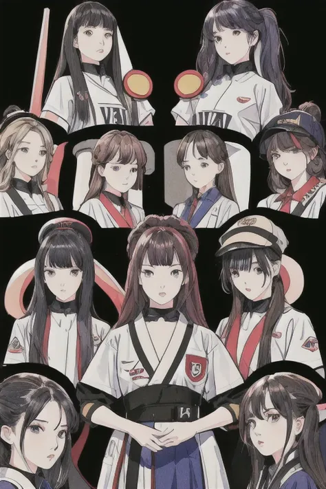 Highest quality, masterpiece, Ultra-high resolution, (6 Girls:1.2),3 vs 3、14 years old、Each one has a different uniform、Mixed martial arts、Fighting fiercely、cute、cool、Mature、Flesh-and-blood warfare