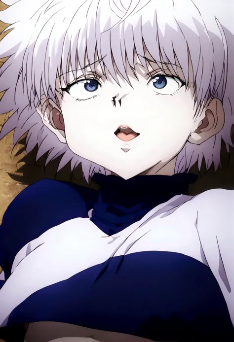 killua ahegao crop top lamia body