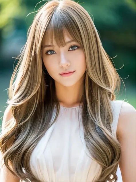 ((whole body))　(big 1.4)　Beautiful Fantasy Girl　((Highest quality)), ((masterpiece)), (Get used to it), Perfect Face　(1 Girl)　(French)　(she is 15 years old、The cutest teen in France.)　((Highest quality)), ((masterpiece)), length blonde hair 　length, 輝く茶col...