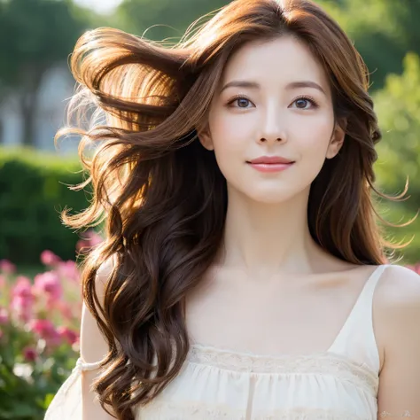 Beautiful mature woman with beautiful wavy long hair, she is alluring, Ultra-high resolution,(Realistic:1.4), ((Highest quality)), ((masterpiece)), (be familiar with),