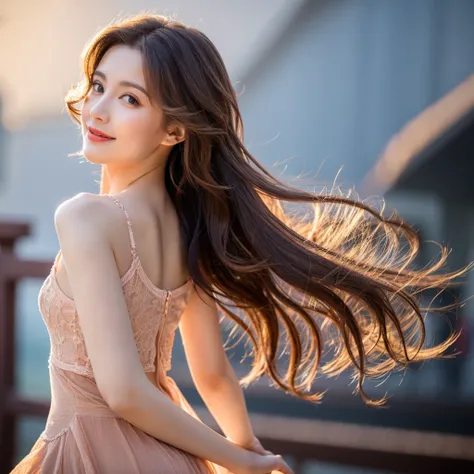 Beautiful mature woman with beautiful wavy long hair, she is alluring, Ultra-high resolution,(Realistic:1.4), ((Highest quality)), ((masterpiece)), (be familiar with),