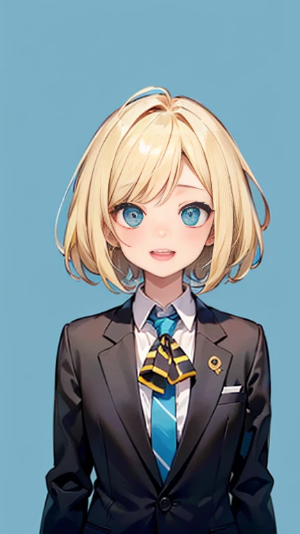 (AkiyamaYukari:1.25),

One Woman,

(Blonde:1.5),
(short,)Bobcut,

Early 20 years old,Natural skin texture,Narrow waist,Thin type,
(Asian Skin:1.9),Height: 168cm,Japanese Girl,,
Yellow Eyes,Small breasts,

((((Black business suit)))),
(((Black Business Pant...