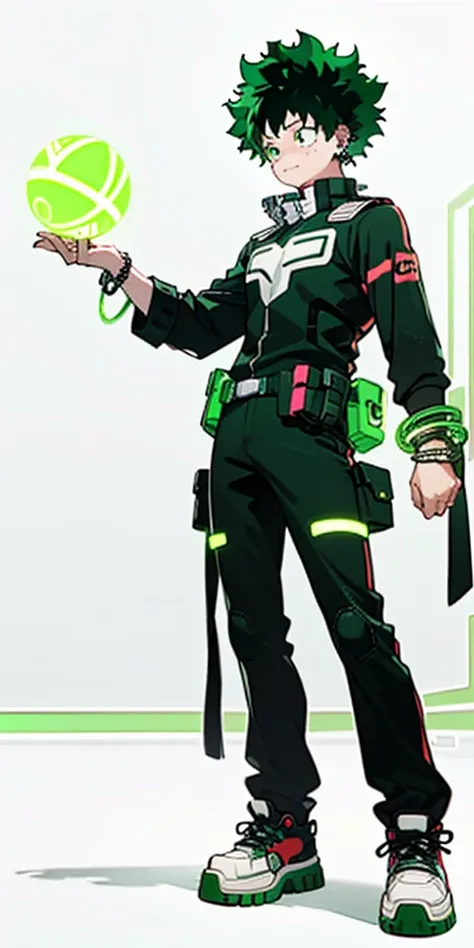 (((my hero academia style))), (((izuku midoriya))), ((1boy)), (((solo))), ((young male)), ((single character)), ((green eyes)), ...