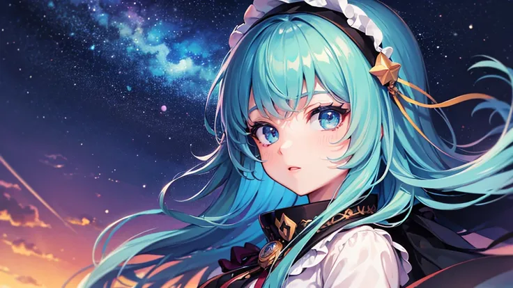 ((Highest quality)), ((masterpiece)), (detailed),(Perfect Face),LoFi Night Sky