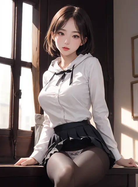 ultra Practical 8k cg, picture-Perfect face, Flawless, Clean, masterpiece, Professional artwork, Famous Artworks, Perfect face, Pretty Face, beautiful Eye, ((Perfect female body)), Solitary,(Immersive atmosphere, Chiaroscuro:1.5,Bright Light:1.2,Luminous l...