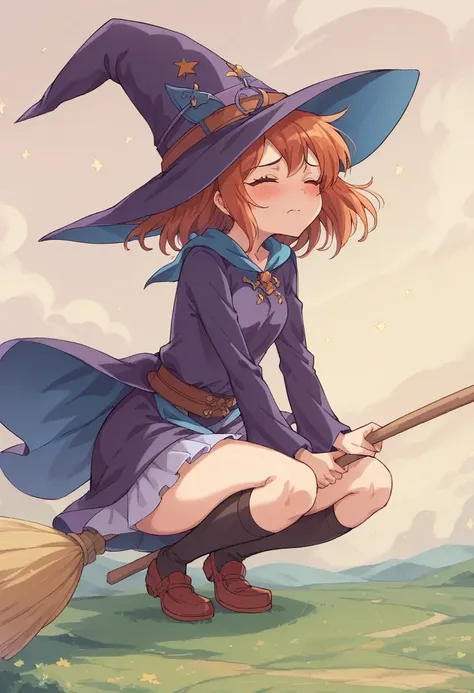 ((((空を飛ぶwitch))),((ride a broom)),(straddling a broom),fantasy,beautiful light and shadow,anatomically correct,masterpiece,highe...