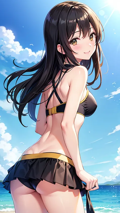 Rin Shibuya　Swimsuit　blush　smile　Great style