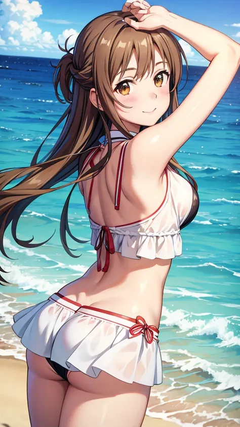 Rin Shibuya　Swimsuit　blush　smile　Great style