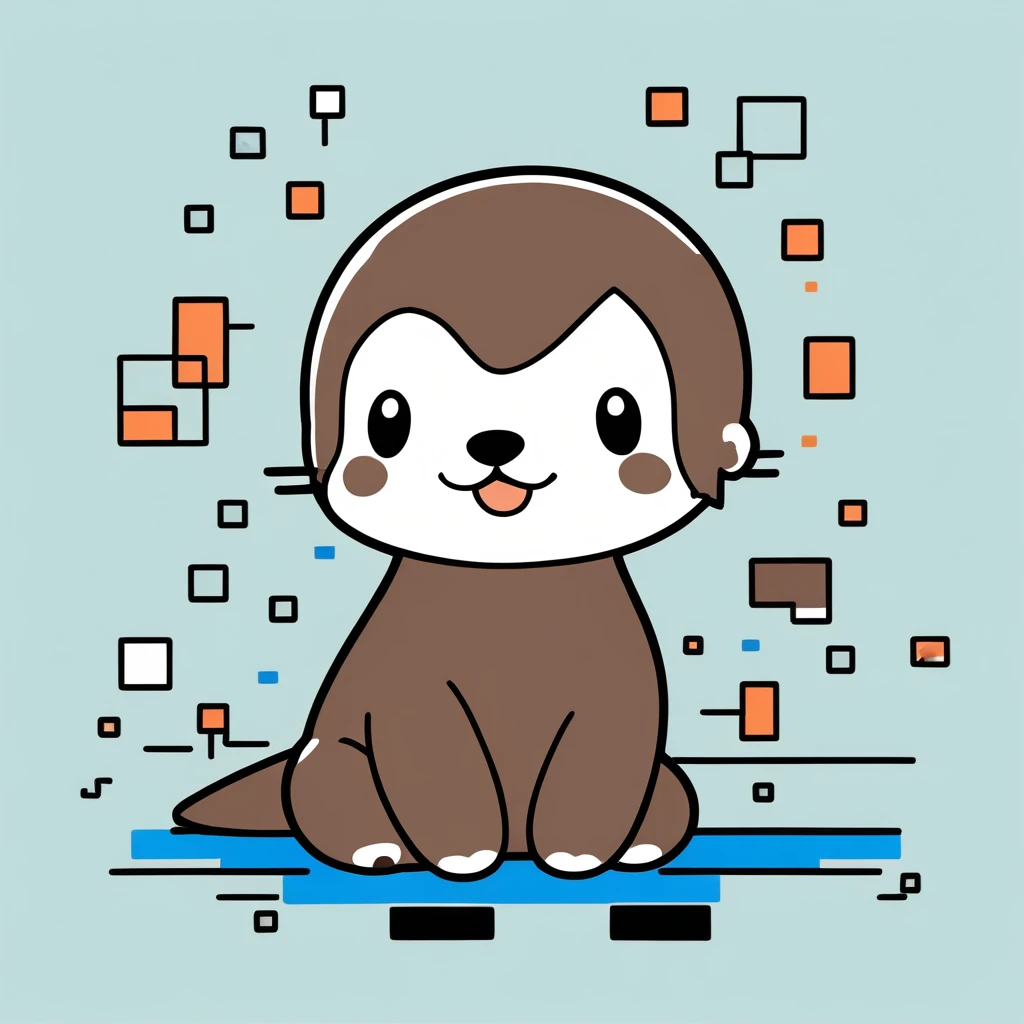 cute little otter
