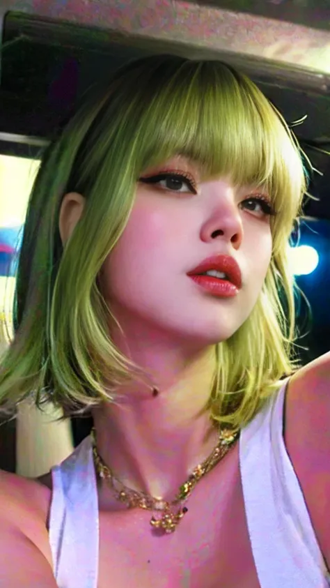 a highly detailed, realistic portrait of lalisa manoban, a hot and sweaty adult korean k-pop star, in 8k resolution, photorealis...