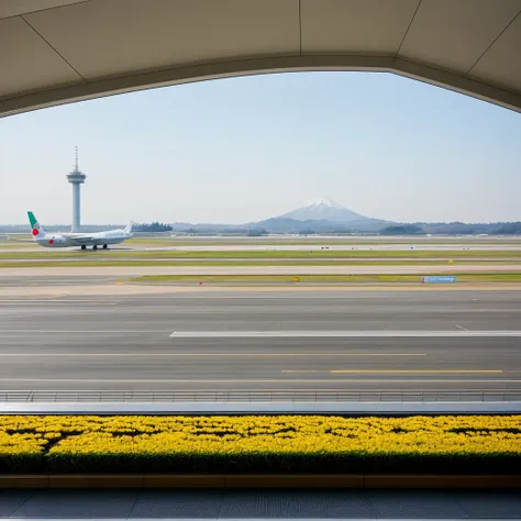 ((Best Quality)), ((Masterpiece)), (detailed), Narita airport Japan