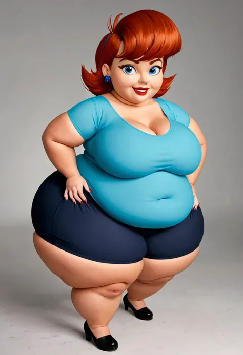   Huge huge fat obese sssbbw sally acorn pixar animated 