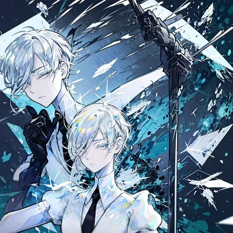 antarcticite, houseki no kuni, anime style