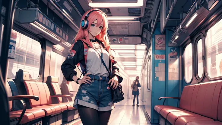 Woman wearing headphones, Anime Style 4 k, anime wallpaper 4k, anime wallpaper 4k, 4k anime wallpaper, anime art wallpaper 4k, anime art wallpaper 4k, Anime Style. 8K, Anime atmosphere, , Ultra HD Anime Wallpaper, Anime Art Wallpaper 8K, Anime Background,l...