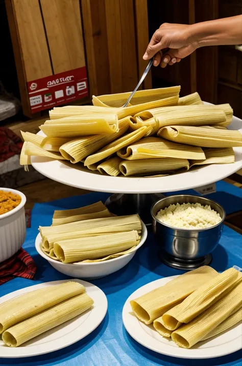 Sale of tamales