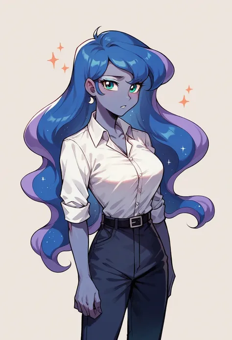 my little pony equestria girls princess luna with sexy teacher uniform 