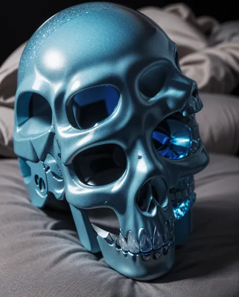 blue crystal skull